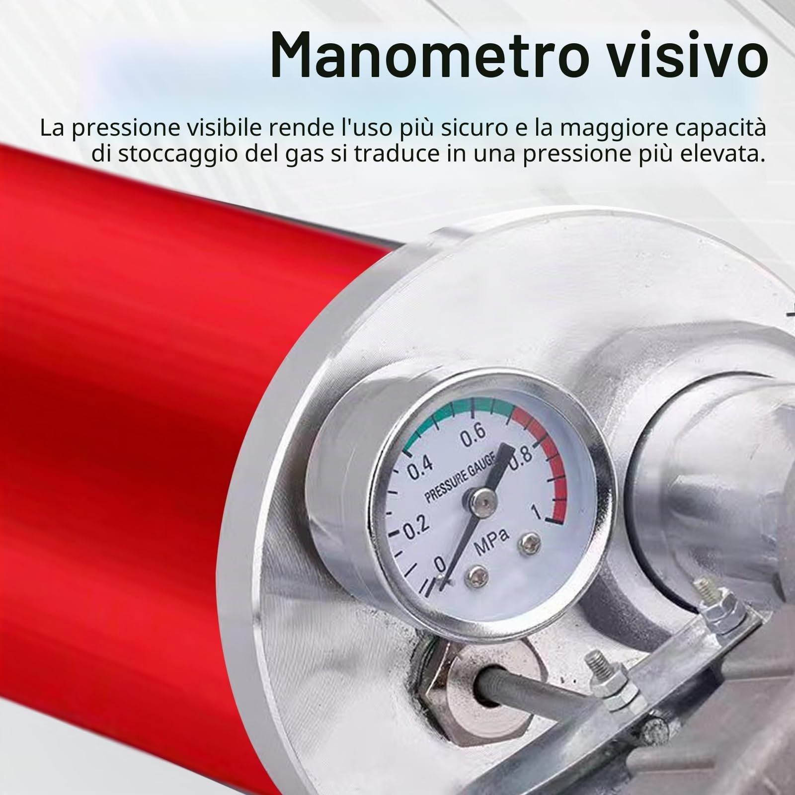 Sturatore per canalizzazioni ad aria compressa 0,8 MPa, pompa ad alta pressione con 2 ugelli in gomma e tubo di prolunga per cucina, bagno, WC e uso industriale