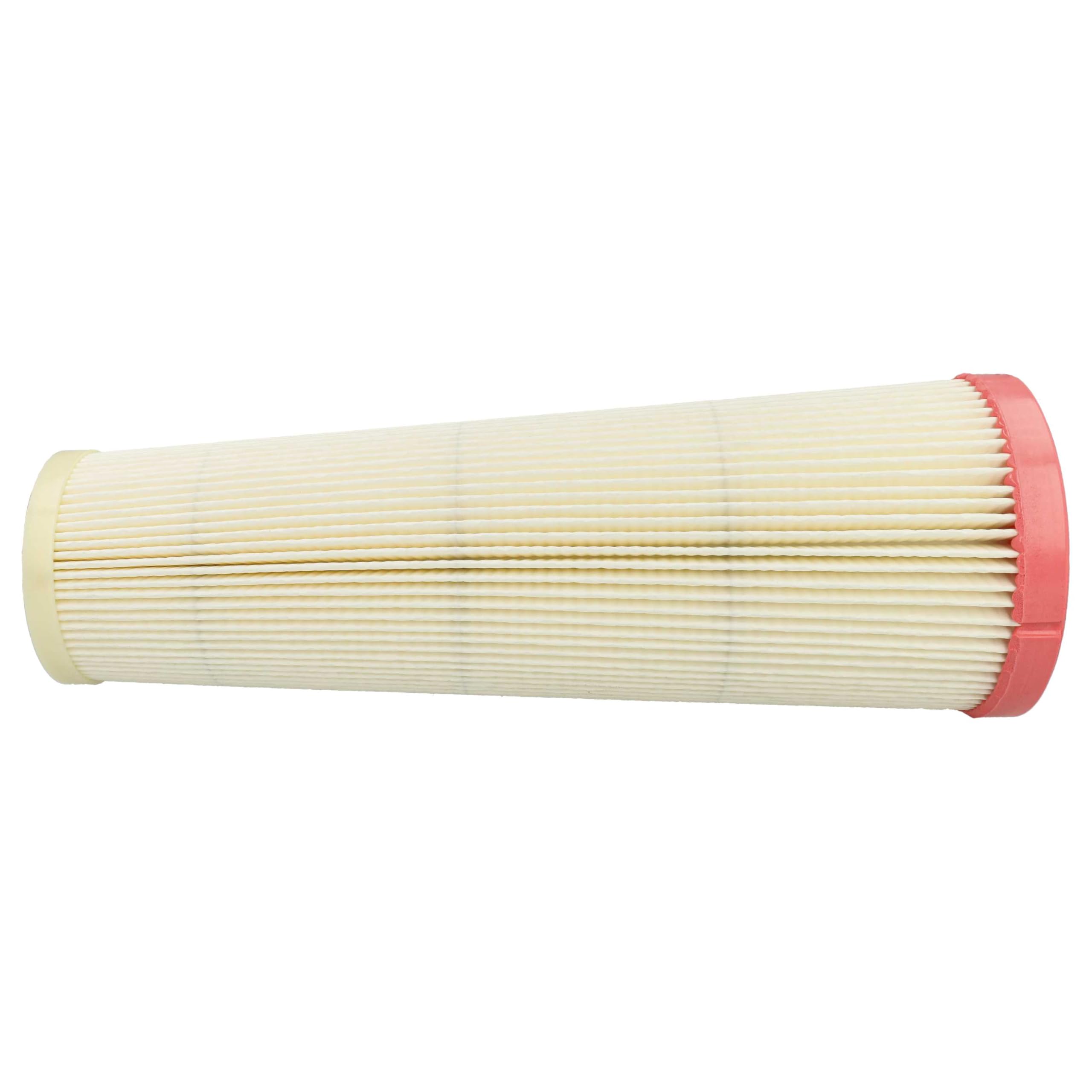 vhbw 2x Filtro compatible con Dustcontrol DC 2800, 1800, 2900 eco aspiradora - filtro Hepa naranja blanco