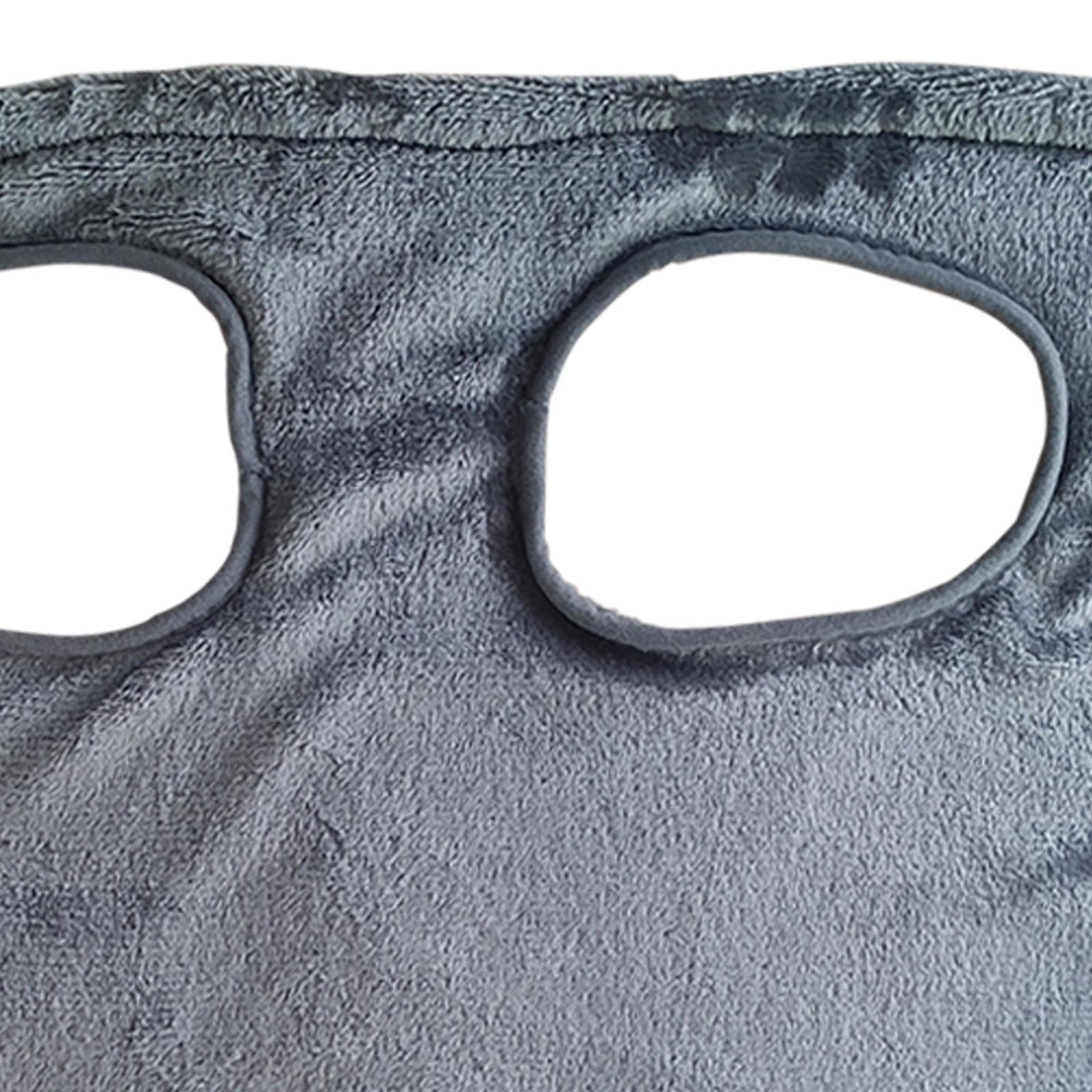 CALANDIS Dog Grooming Hammock Restraint Bag 2 Hooks Dogs Sling Puppy Bathing Grey M