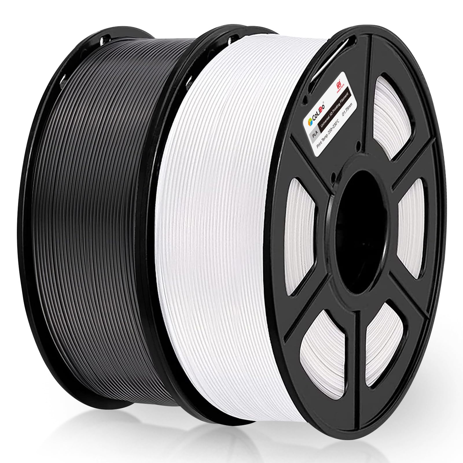 COLIDO Filament PLA Elite, filament PLA 1,75 mm o precyzji +/- 0,02 mm, kompatybilny z większością drukarek 3D FDM, wysokiej jakości materiały eksploatacyjne uszczelnione próżniowo, szpula 1 kg, 330