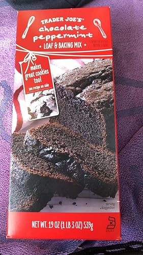 Trader Joe's Chocolate Peppermint Loaf & Baking Mix - Pack