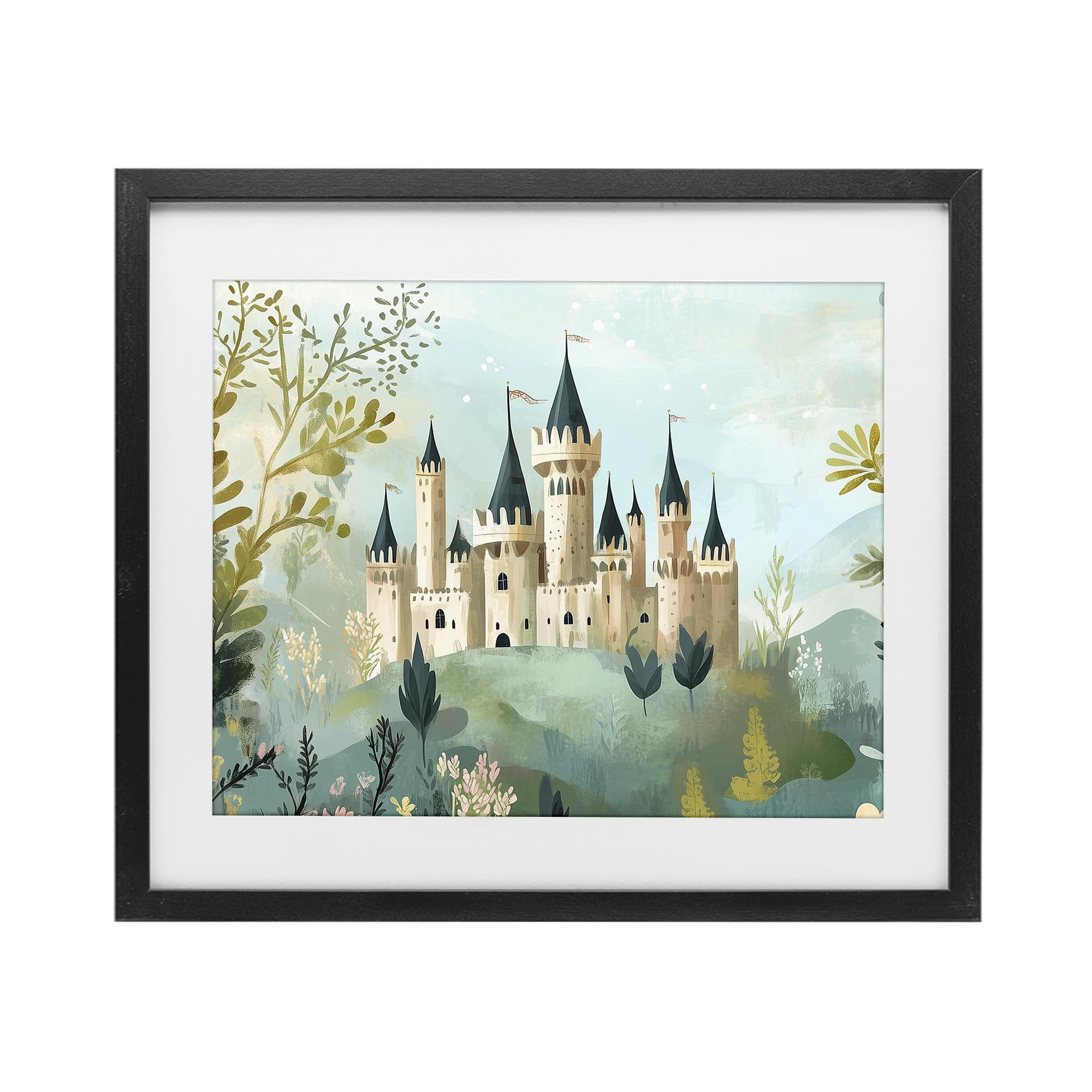 'Princess' Castle View'| Framed Print Under Glass