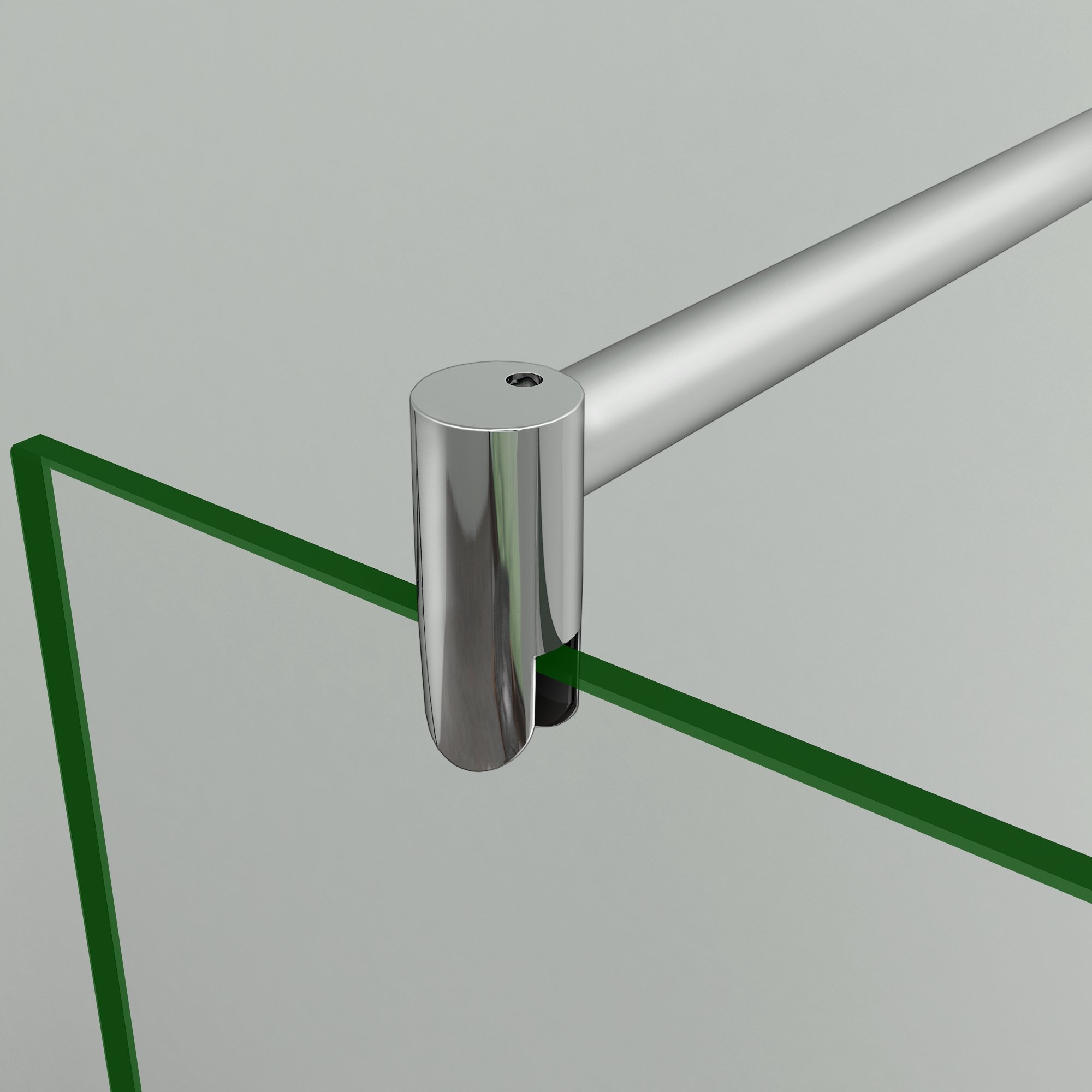 Box Doccia 60x200cm Walk In Fissa Barra Regolabile 70-120cm Vetro 8mm | Anticalcare, Trasparente Vetro Temperato, Easyclean