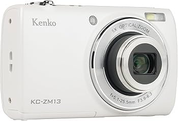 Amazon.co.jp: Kenko 446782 KC-ZM13 WH Compact Digital Camera, 5x