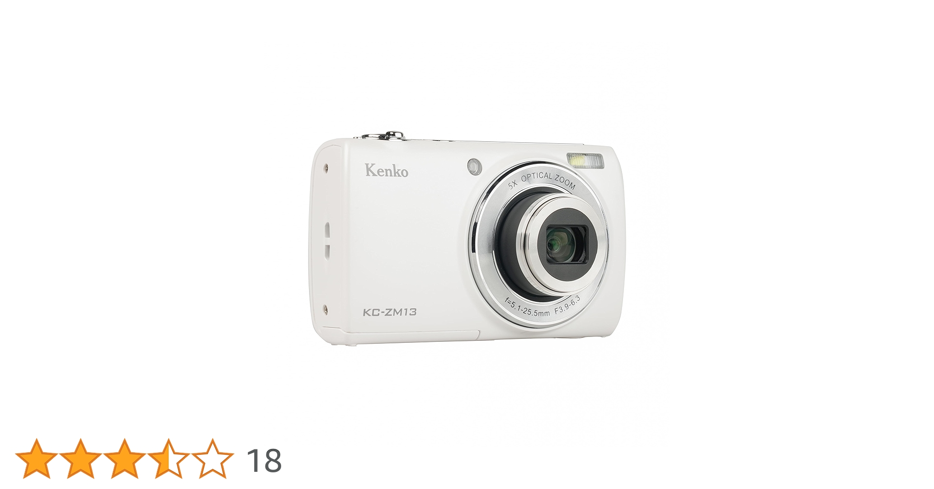 Amazon | ケンコー(Kenko) コンパクトデジタルカメラ KC-ZM13 WH