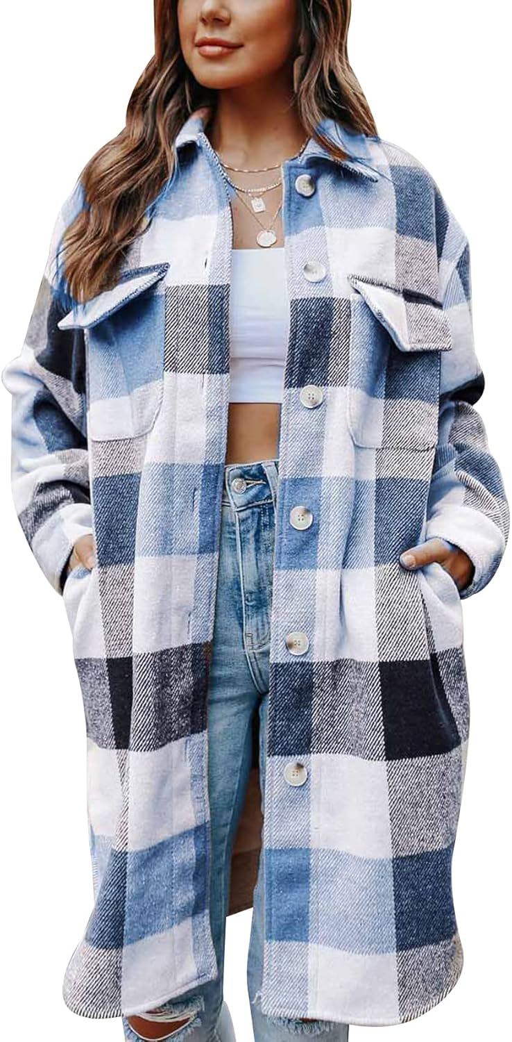 wool plaid shacket