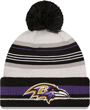 Baltimore Ravens Cuffed Knit Hat 