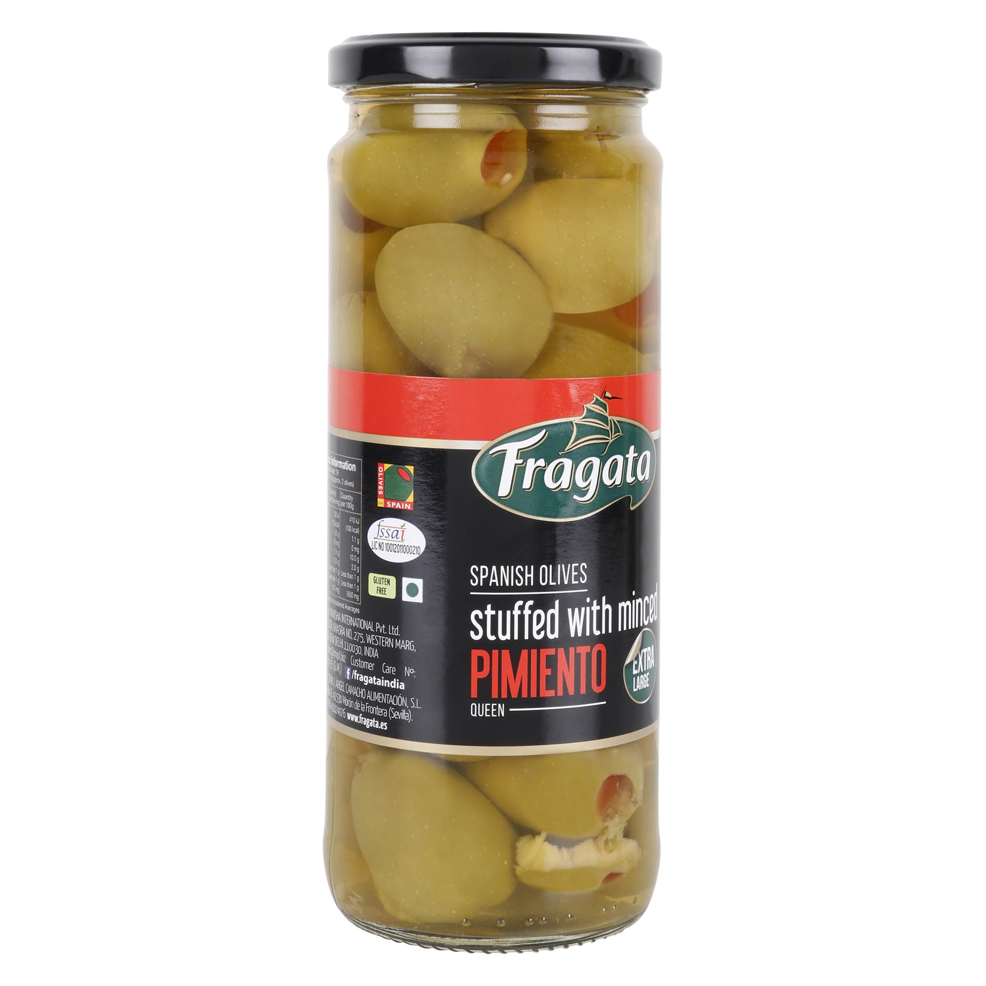 Fragata Queen Stuffed with Minced Pimiento Green Olives 450g - Image 3 thumbnail