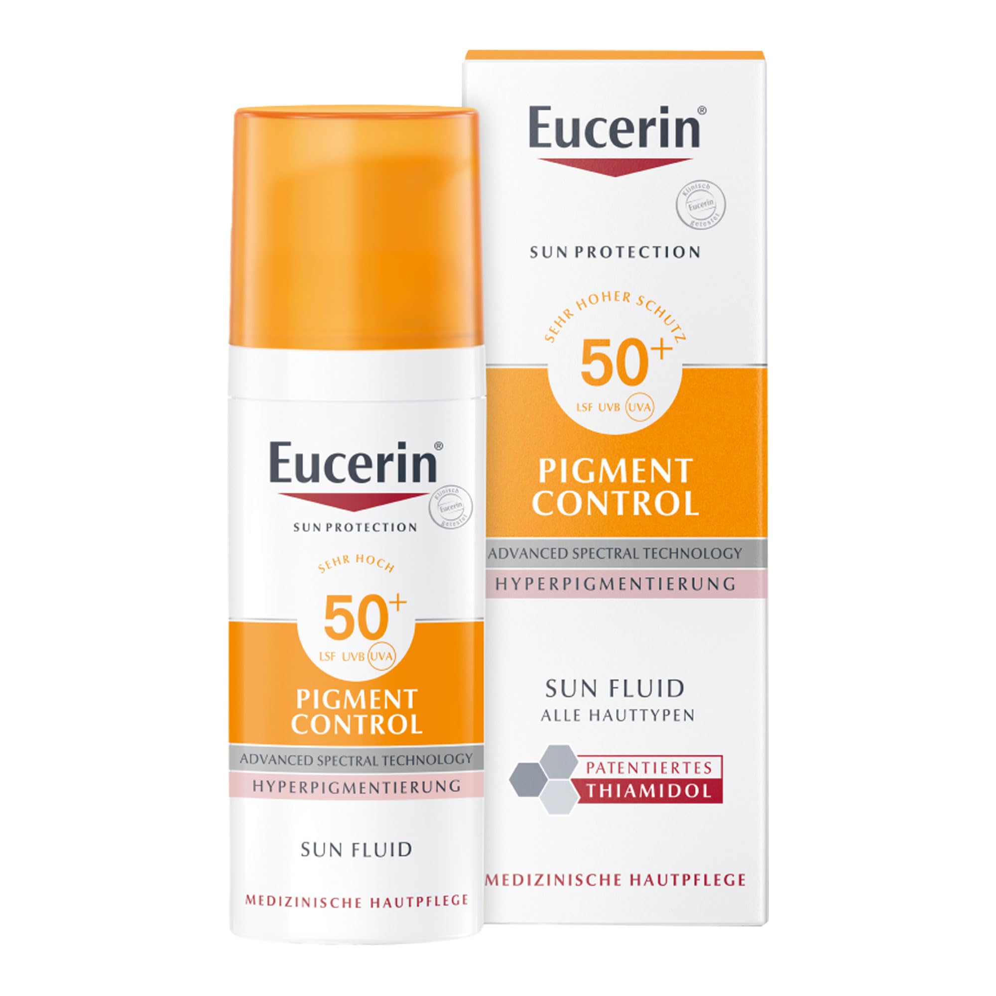 Eucerin Pigment Control LSF 50+ Sun Fluid, 50 ml Solution