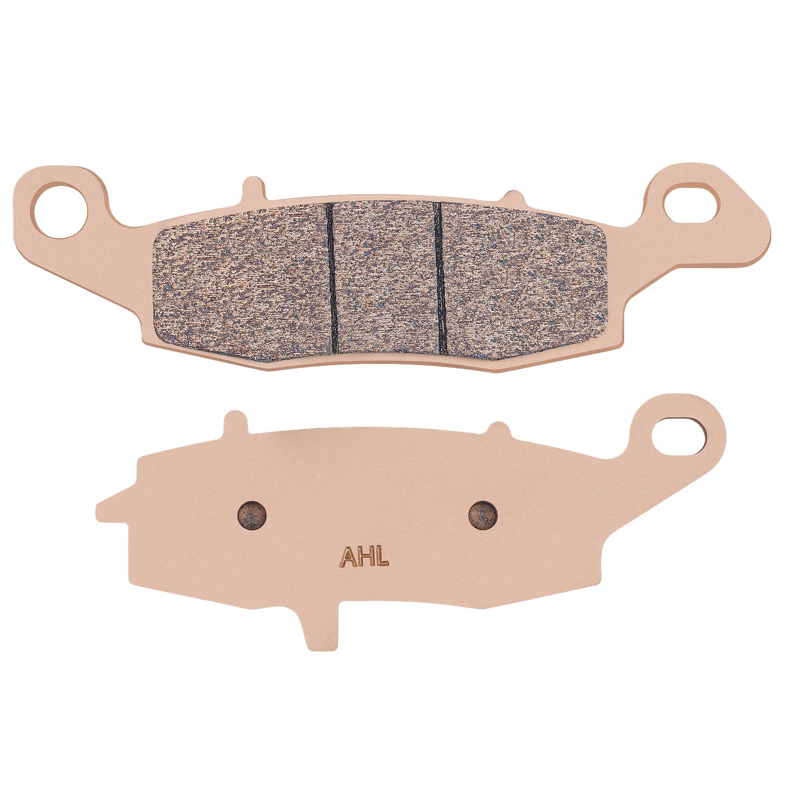 AHL-Kit Motocicletta Pastiglie freno per Kawasaki Z750 (ZR750 J) 2004-2006/ Z750 S (ZR750 K) 2005-2007/ ZR750 D Zephyr 1996-1998 (Rame sinterizzato)