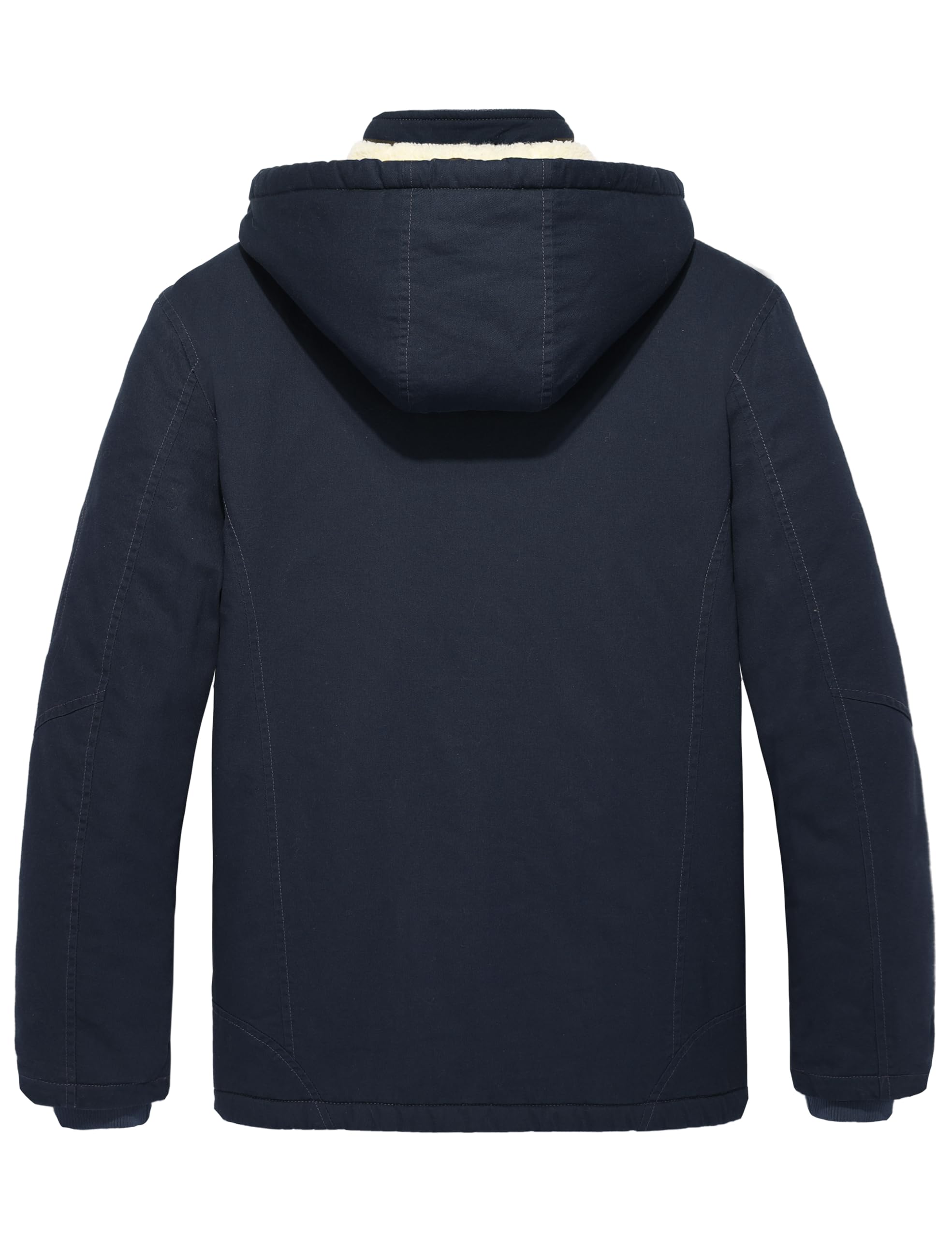 WenVen Cappotto Militare Uomo Invernale Caldo Antivento Esterno | Caldo, Fodera Spessa, Antivento, Imbottita, Isolante,Media Lunga,Cappuccio Rimovibile,Giacca Sportiva,Outdoor, Mezza Stagione