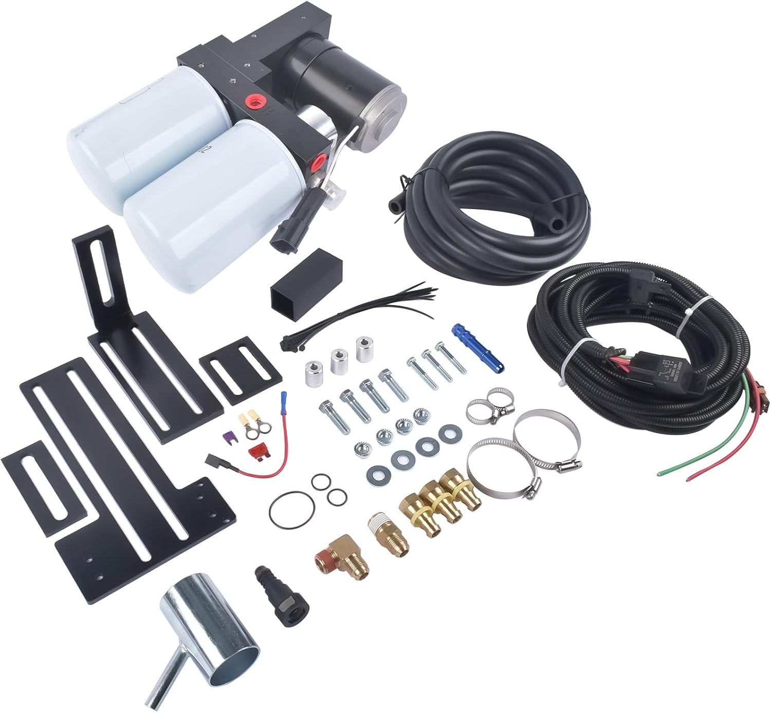 GELUOXI Fuel Lift Pump System TSC10100G Replacement for Chevy GMC Duramax 6.6L 100GPH Diesel 2001-2010
