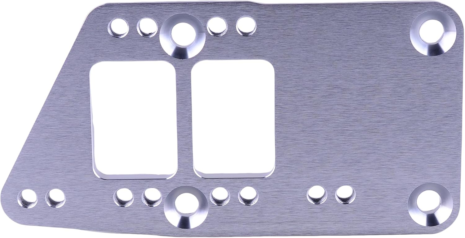 Mallofusa LS Swap Motor Mounts Adapter Plates Brackets for LS1 LS3 LS2 LQ4 LQ9 LS6 L92 L99 L33 LR4 LS Conversion Adjustable Fit for SBC Vehicle to LS Engine