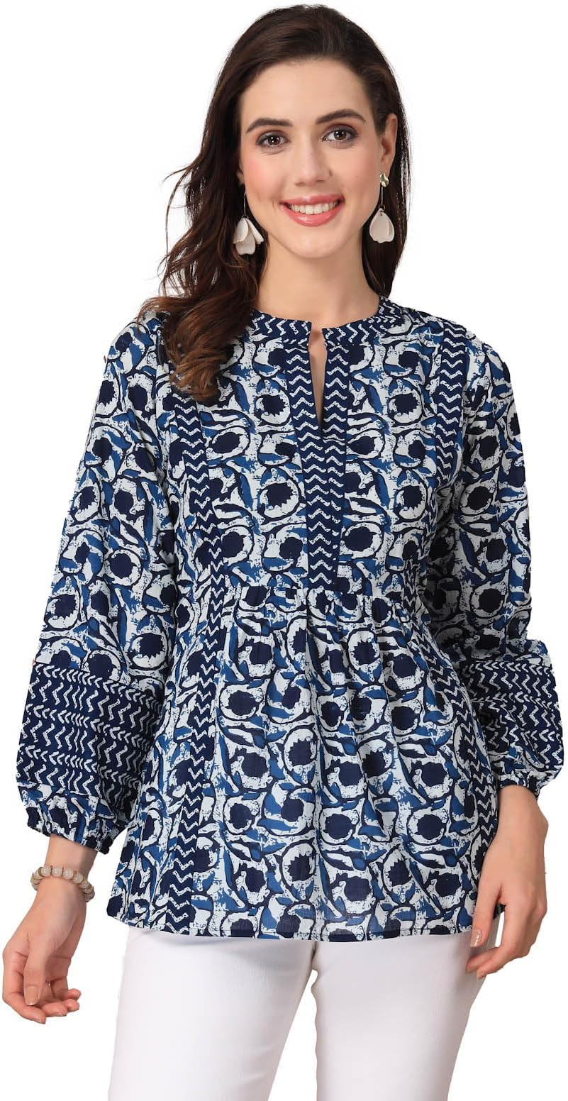Stylum Women's Floral Printed Cotton Top
