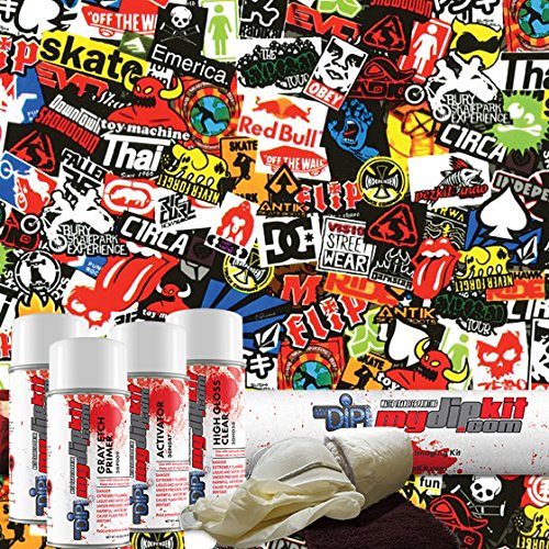 Hydrographics Film Kit - MyDipKit - LL-125 Skater - Water Transfer Printing