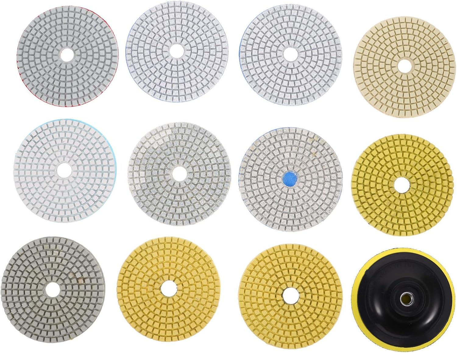 Diamond Polishing Pads for Stones Marble Quartz Kit 10 Pads Restoration