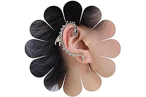 Vintage Dragon Ear Cuff Wrap Earrings