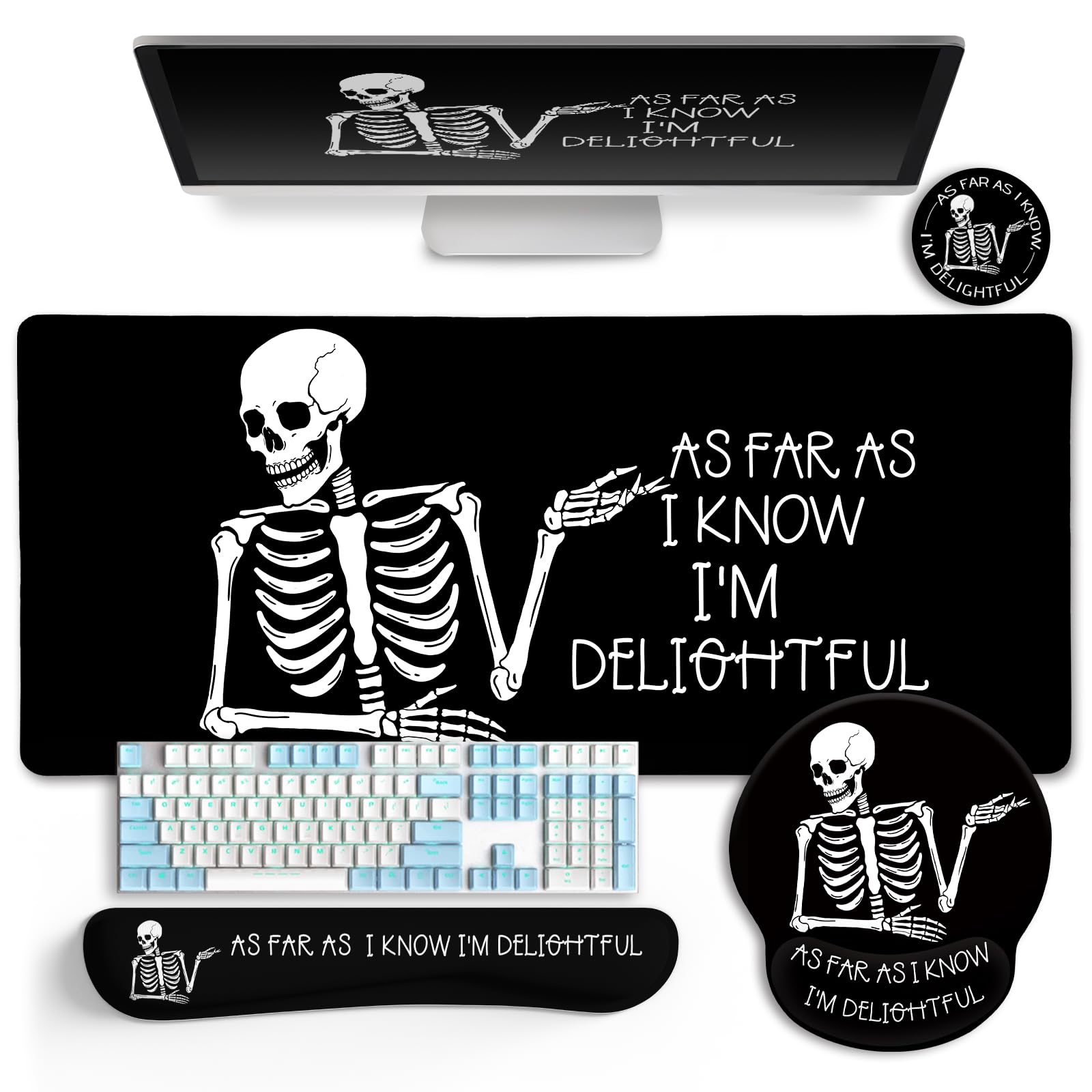 LIMKRIAN Desk Mat Set - Wrist Rest & Mouse Pad -12 LIMKRIAN Desk Mat Set - Wrist Rest & Mouse Pad -12