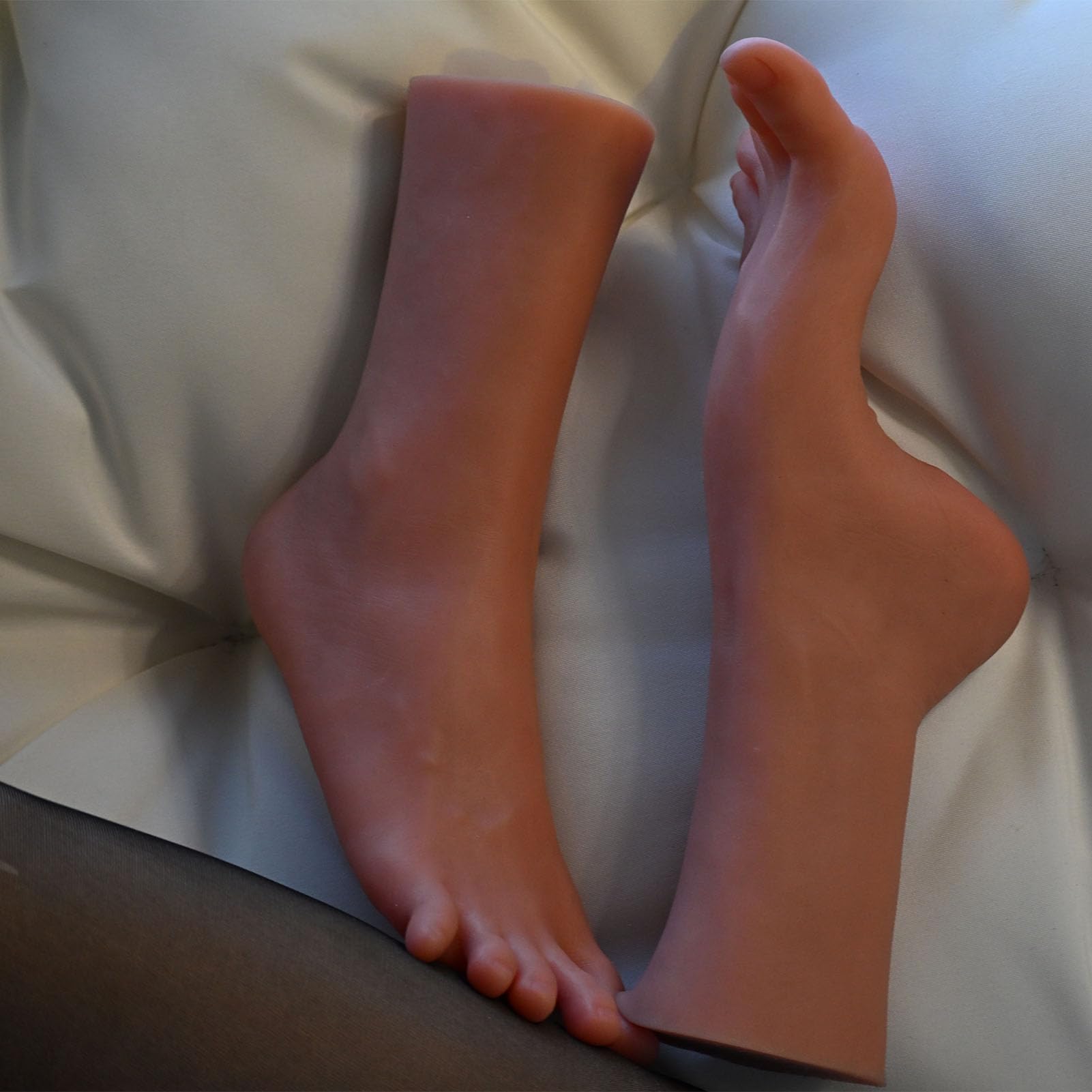 Silikon Füße Modell Female Realistische Silikon Fuß Mannequin für Schuhe Vorführmodell Art Skizze (linker Fuß)