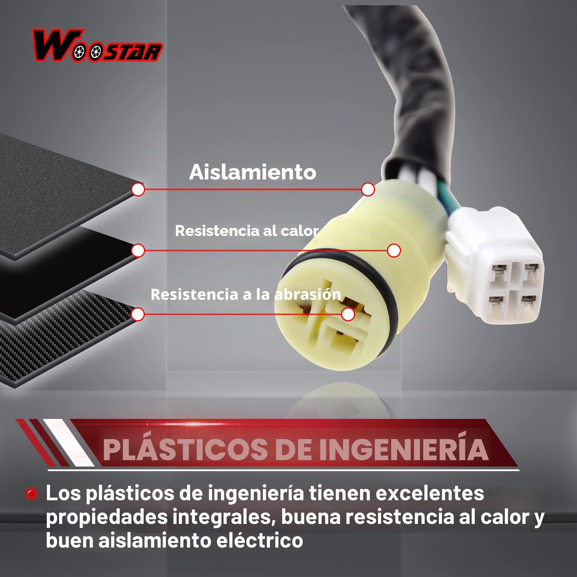 WOOSTAR 18 Bobinas 9 Cable Estator Magneto de Encendido Reemplazo para Warrior 350 YFM350 Raptor 350 YFM350 Wolverine 350 YFM350 Big Bear 400 YFM400 ATV 2002-2004 Motor