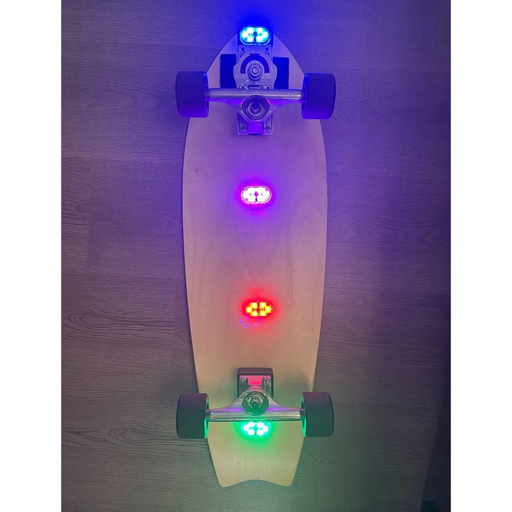 8X LED-Lampe für Roller-Nachtfahrten, Skateboard-Ausrüstungszubehör