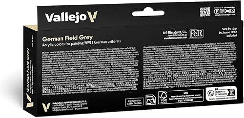 Miniatura 2 de Vallejo Conjunto de uniforme gris campo alemán, 0.6 fl oz