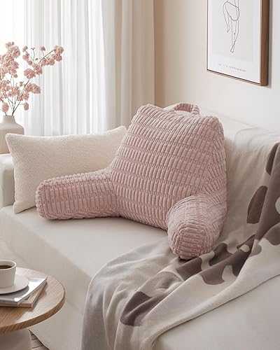 Miniatura 8 de Blissful Diary Almohada de lectura, almohada de respaldo con espuma viscoelástica triturada para adultos y niños, diseñada para sentarse en la cama