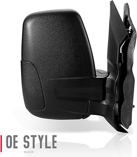 Miniatura 3 de DNA Motoring OEM-MR-FO1321550 - Espejo retrovisor manual plegable para puerta lateral derecha del pasajero, sin calefacción, compatible con 15-20