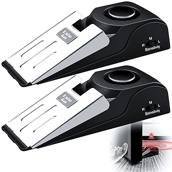 AceMining门挡警报器，120dB防盗系统，适用于家庭和酒店旅行