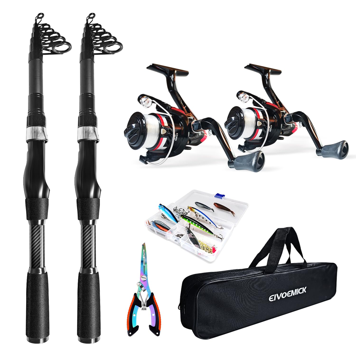 Telescopic Fishing Pole Combo
