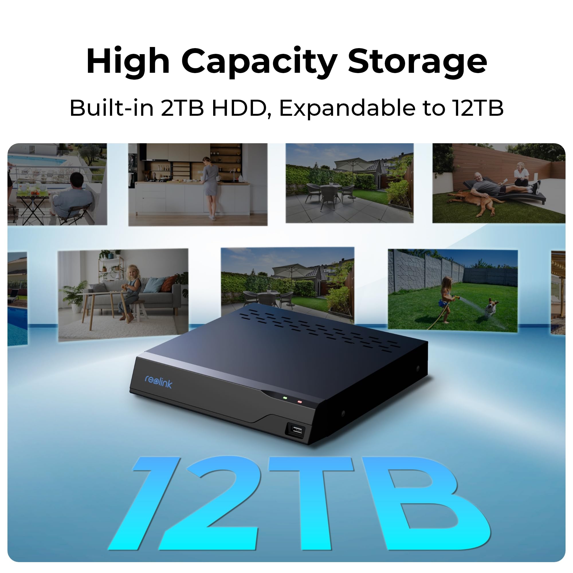 Reolink Video Registratore di rete RLN-8-410-2TB 2 TB