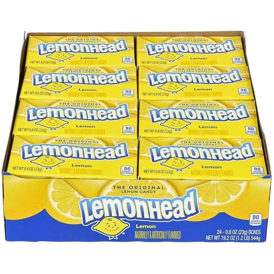 ※　lemonページ　※ Amazon.com : Lemonhead Hard Lemon Candy, 0.8 Ounce Boxes