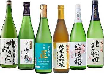 日本酒 6本セット 和風デザイン Amazon.co.jp: 和ノ心粋 日本酒コンテスト 金賞受賞酒 飲み比べ 6本