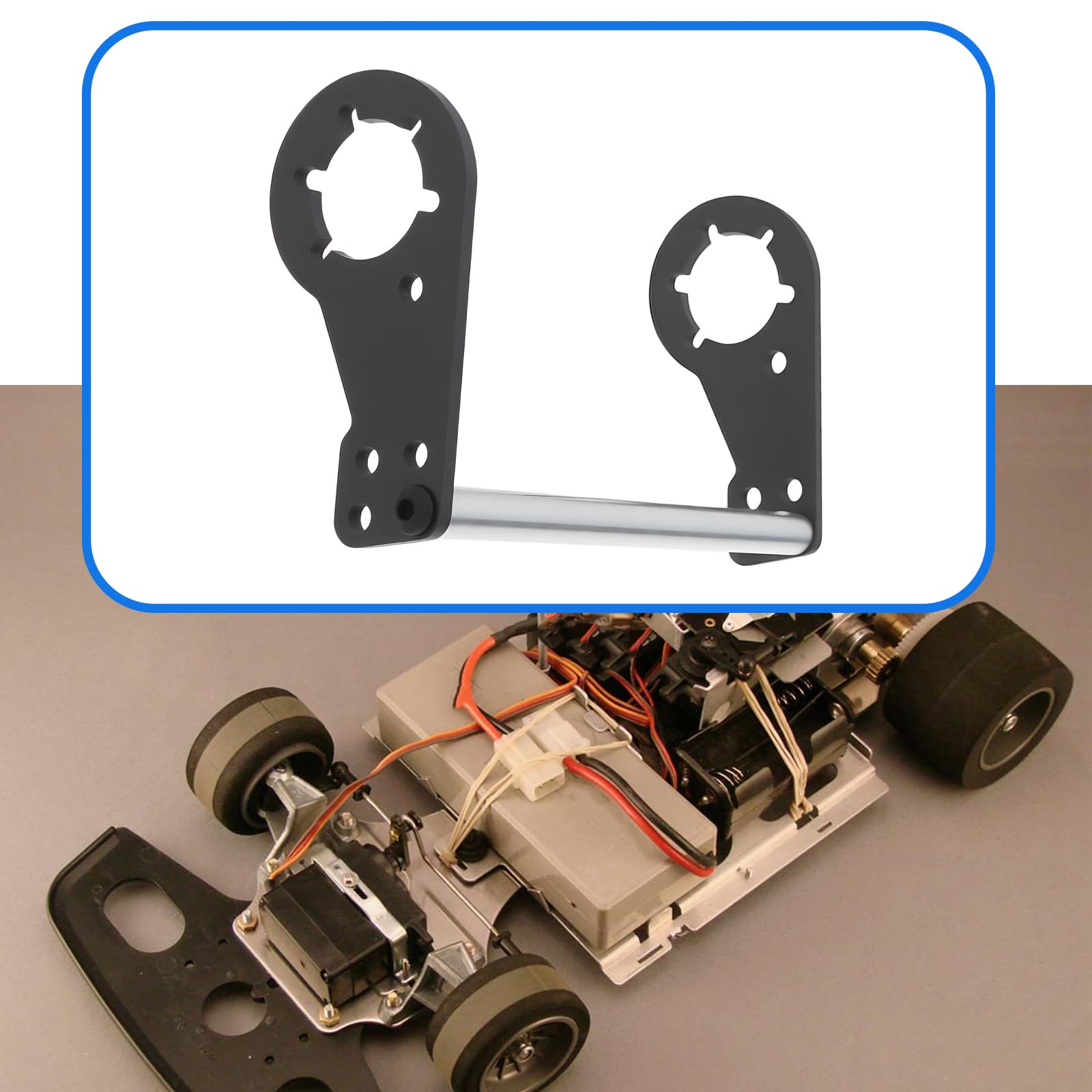 eMagTech 1Set Hydraulic Shock Absorber Mount Compatible with Tam-iya CW-01 Chassis RC Cars - Image 2