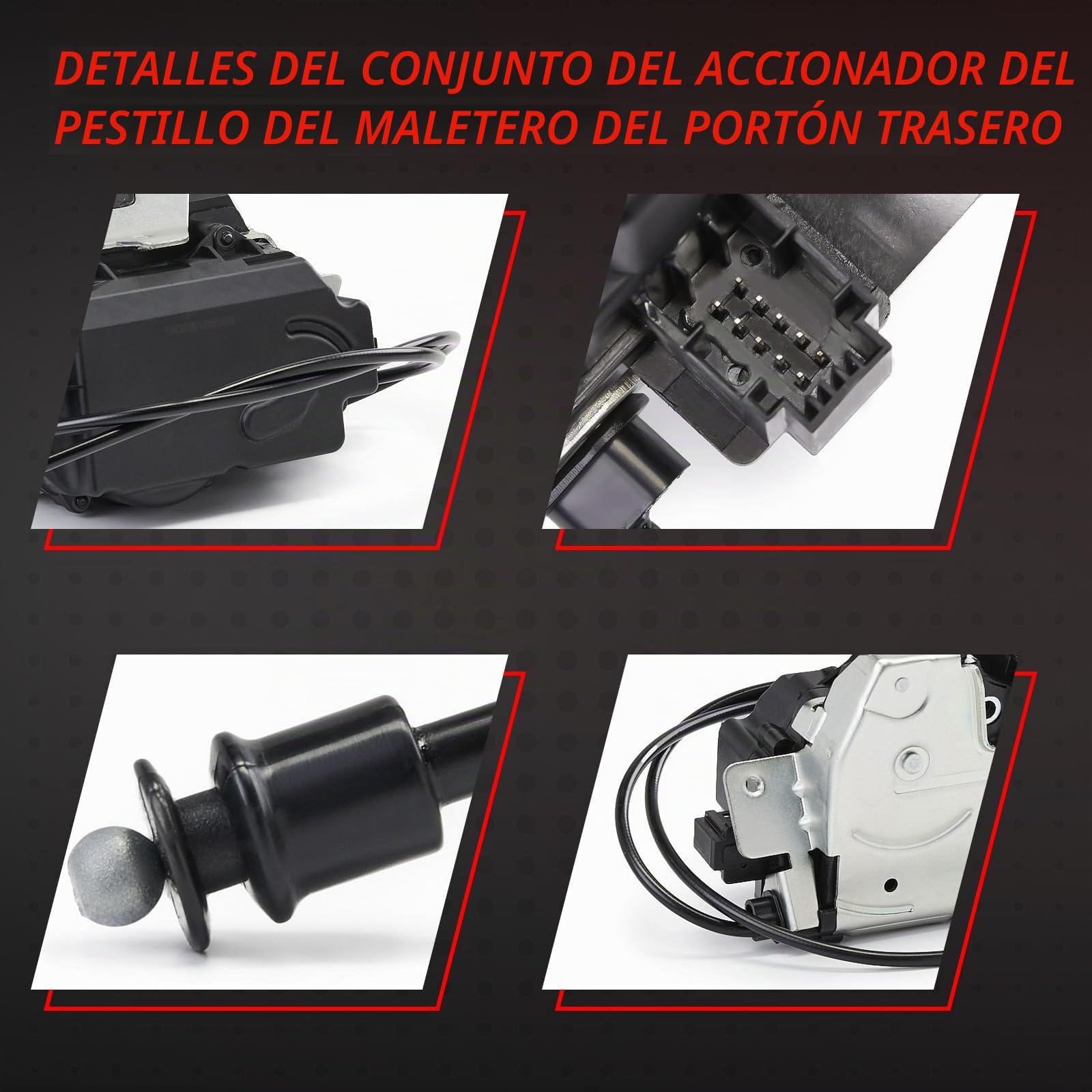 Reemplazo de cerradura del portón trasero para GL/M/R-Klasse X164 W164 X164 W251 GL320 GL350 ML420 ML450 R550 R63 AMG Accesorios de auto Parte # 1647400300 1647400735 1647400035