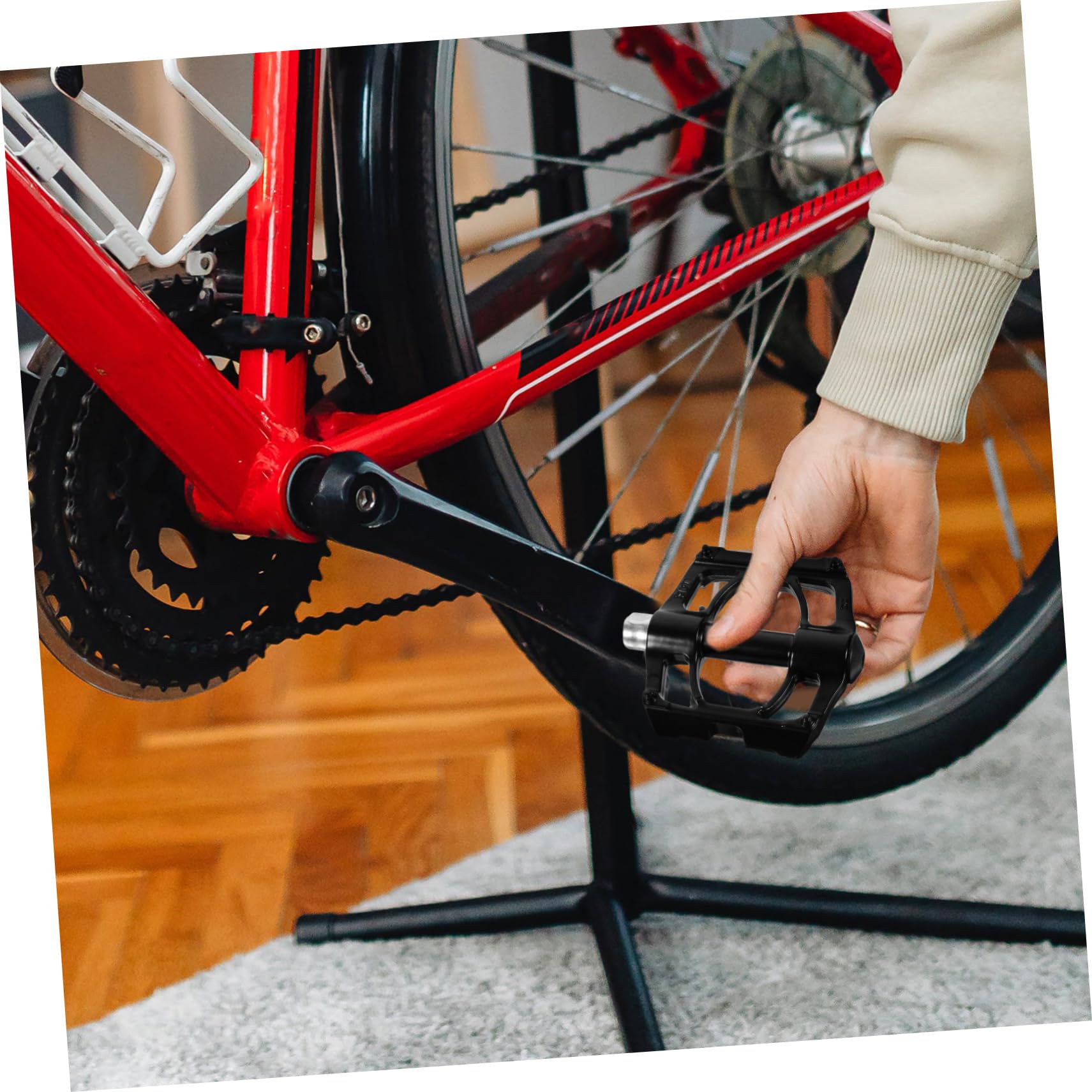 Pedales de Bicicleta de Aleación de Aluminio, Negros, 1 Par