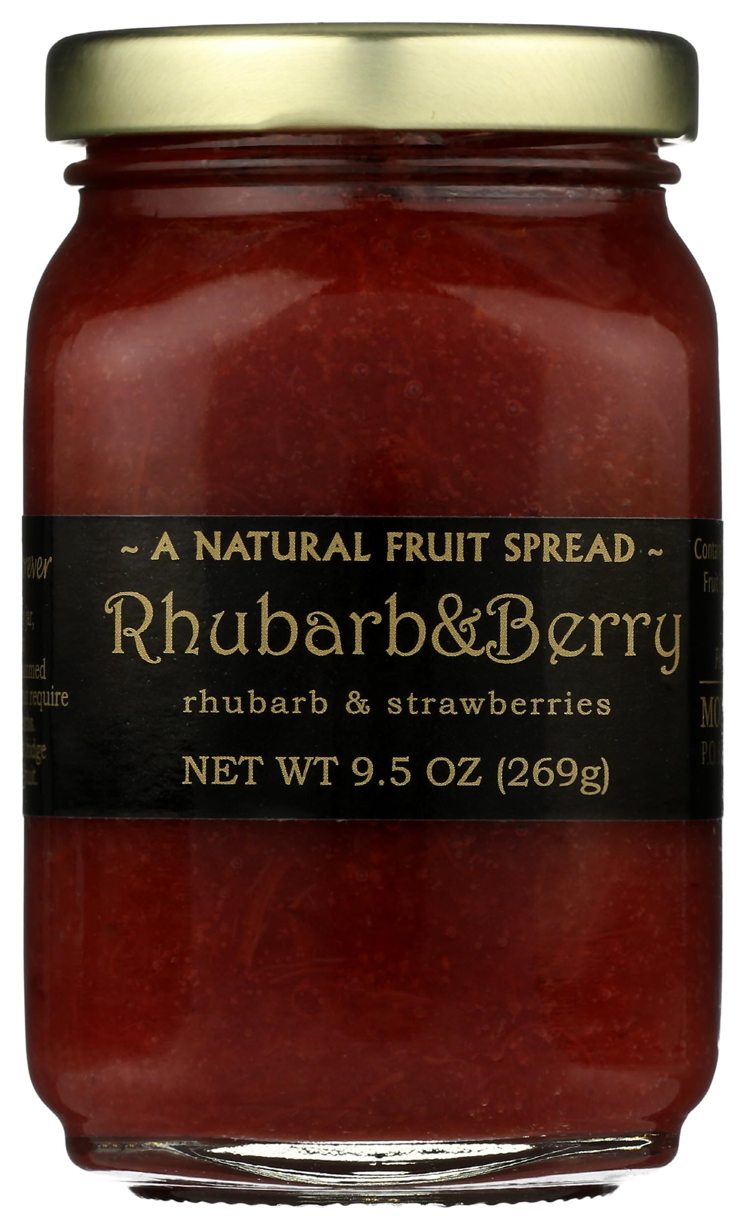 Mountain Fruit Company Rhubarb & Berry - Rhubarb Strawberry Jam (9.5 Ounces)