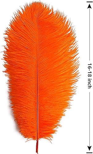 Miniatura 9 de THARAHT Plumas de avestruz blancas, 24 piezas naturales a granel de 10-12 pulgadas 9.8 in-11.8 in para manualidades, bodas, fiestas, centros de