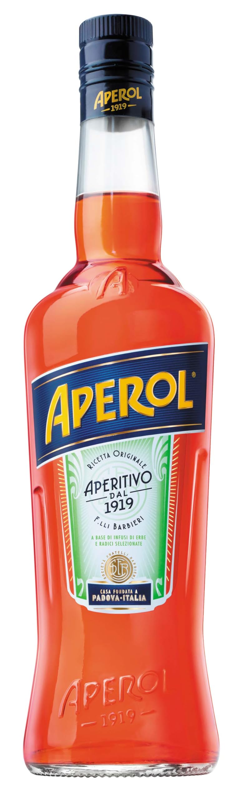 AperolAperitivo 70CL - 11% ABV - The unmistakable orange-coloured, bittersweet Italian Spritz