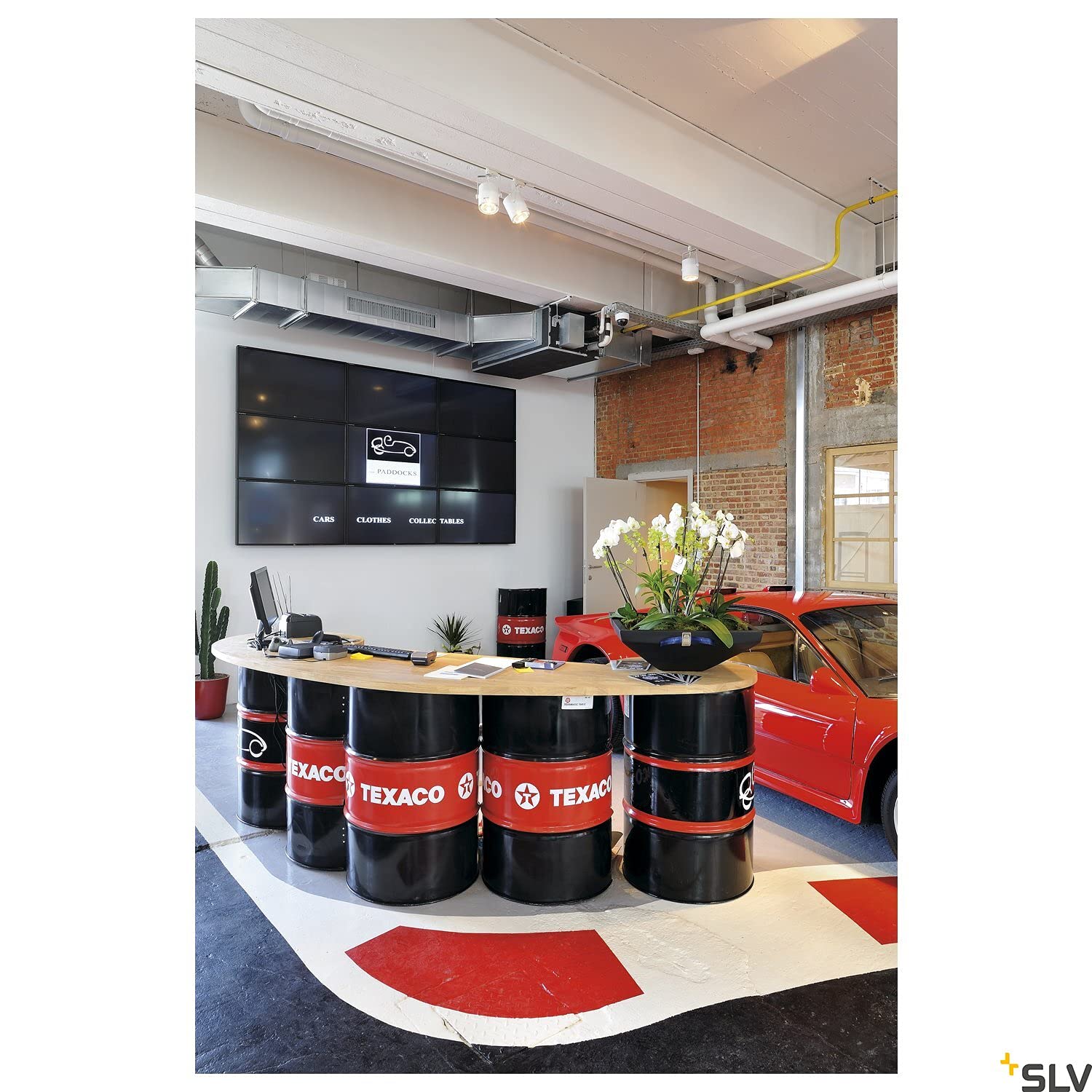 SLV Spot do systemu 3-fazowego SLV EURO SPOT/reflektor, spot LED, reflektor sufitowy, lampa sufitowa, system szynowy, oświetlenie wewnętrzne / GU10 75W biały