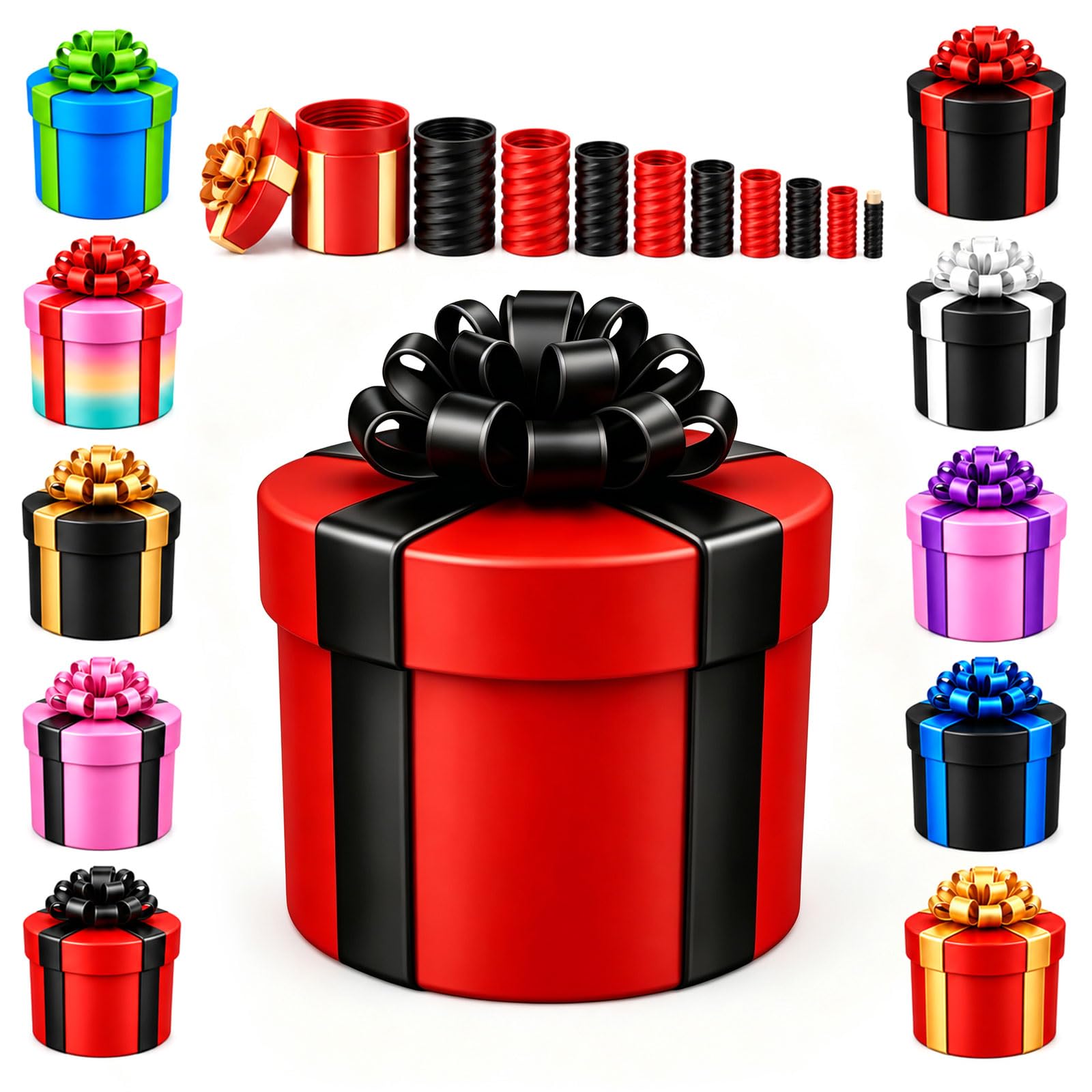 Annoying Gift Box, 10 Layer Screw Giftbox, 2027 New