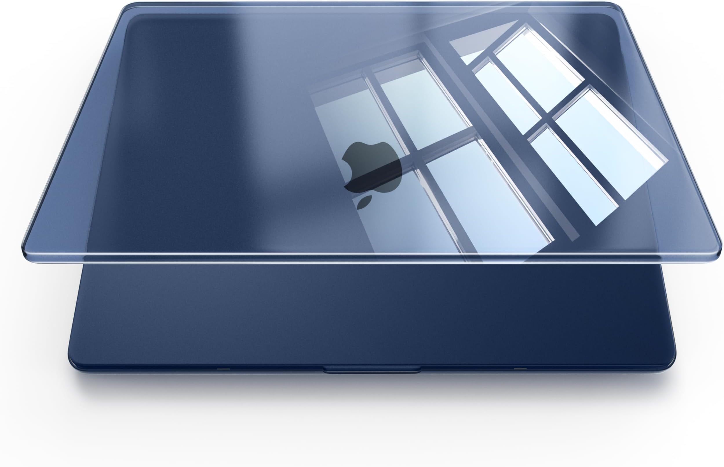 soonjet Compatible with MacBook Air 13 inch Case, Crystal Clear Shell, Fits 2022-2025 M4/M3/M2 Models A3240 A3113 A2681, Color-Matched Transparent Design for All MacBook Air 13.6 inch, Midnight