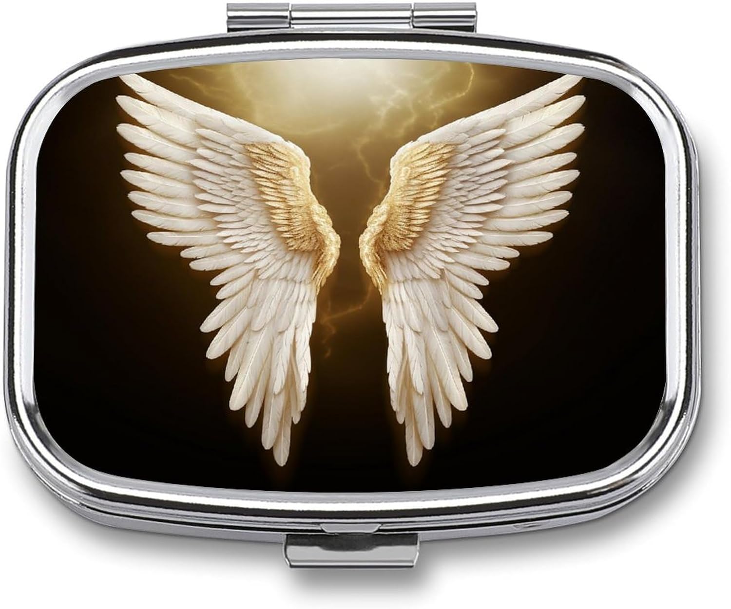 Angel Wing Travel Pill Organizer Pill Case