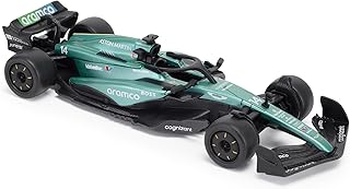 CMJ Aston Martin AMR24 F1 2024 Voiture Miniature à l'échelle 1:43 - Fernando Alonso Edition - Modèle de Collection très détaillé - Produit sous Licence Officielle