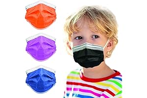 3-Ply Breathable Kids Disposable Masks: American-Made Safeguard for Children (50 Pack)