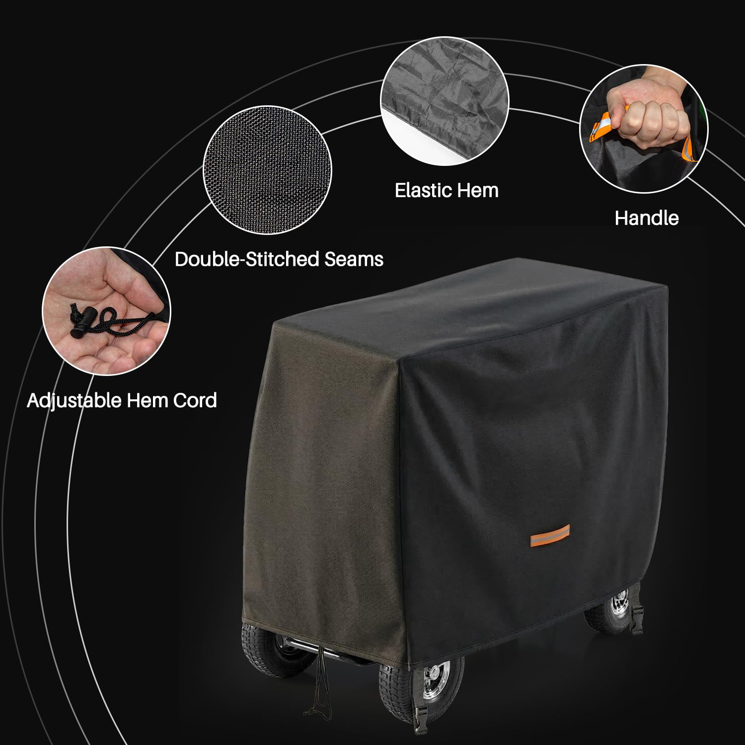 Mobility - Funda de almacenamiento para scooter, impermeable, funda para silla de ruedas eléctrica, protector de protección solar impermeable a prueba de polvo y nieve