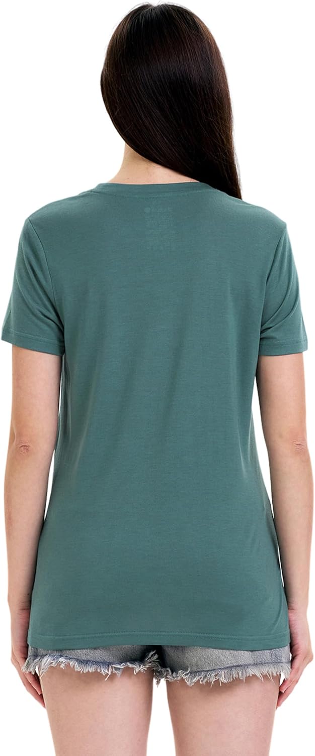 Iguana Womens Merino Wool & Tencel Base Layer Lightweight Wicking T-Shirt Short Sleeve Tee for Hiking - Image 4