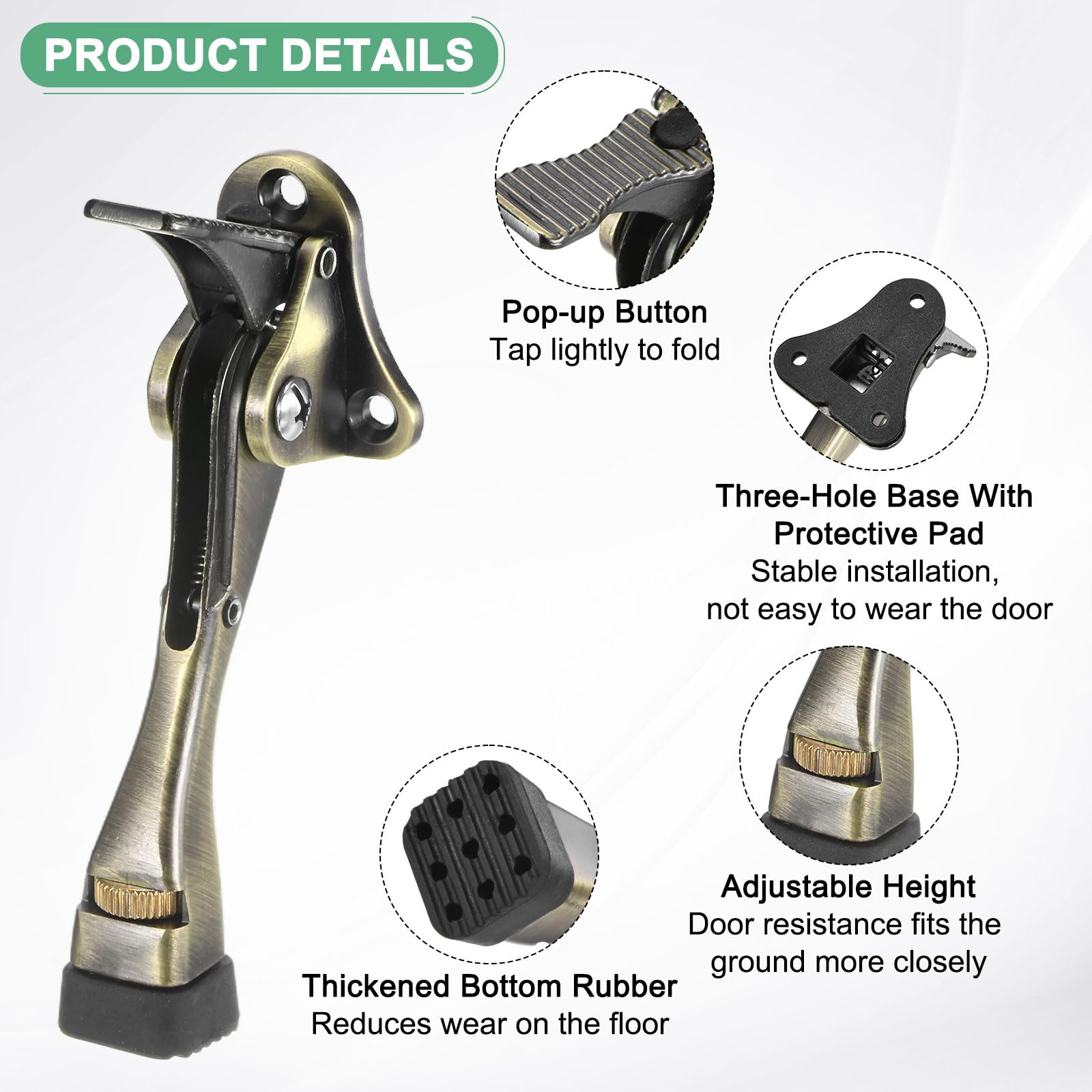 M METERXITY 2-Pack Door Stoppers - Image 2