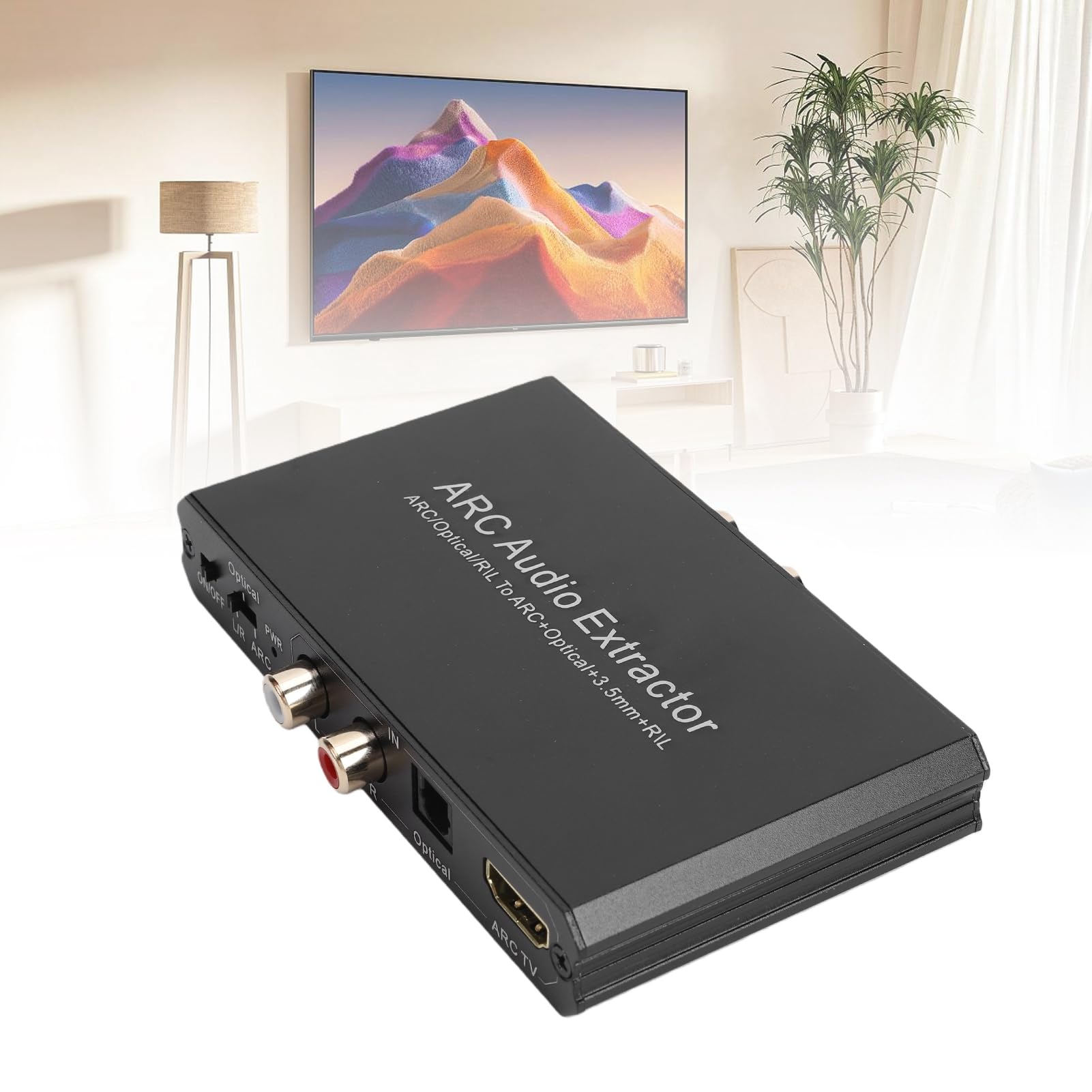 ARC Optical LR 3.5mm Konwerter Dźwięku, Konwerter Audio z