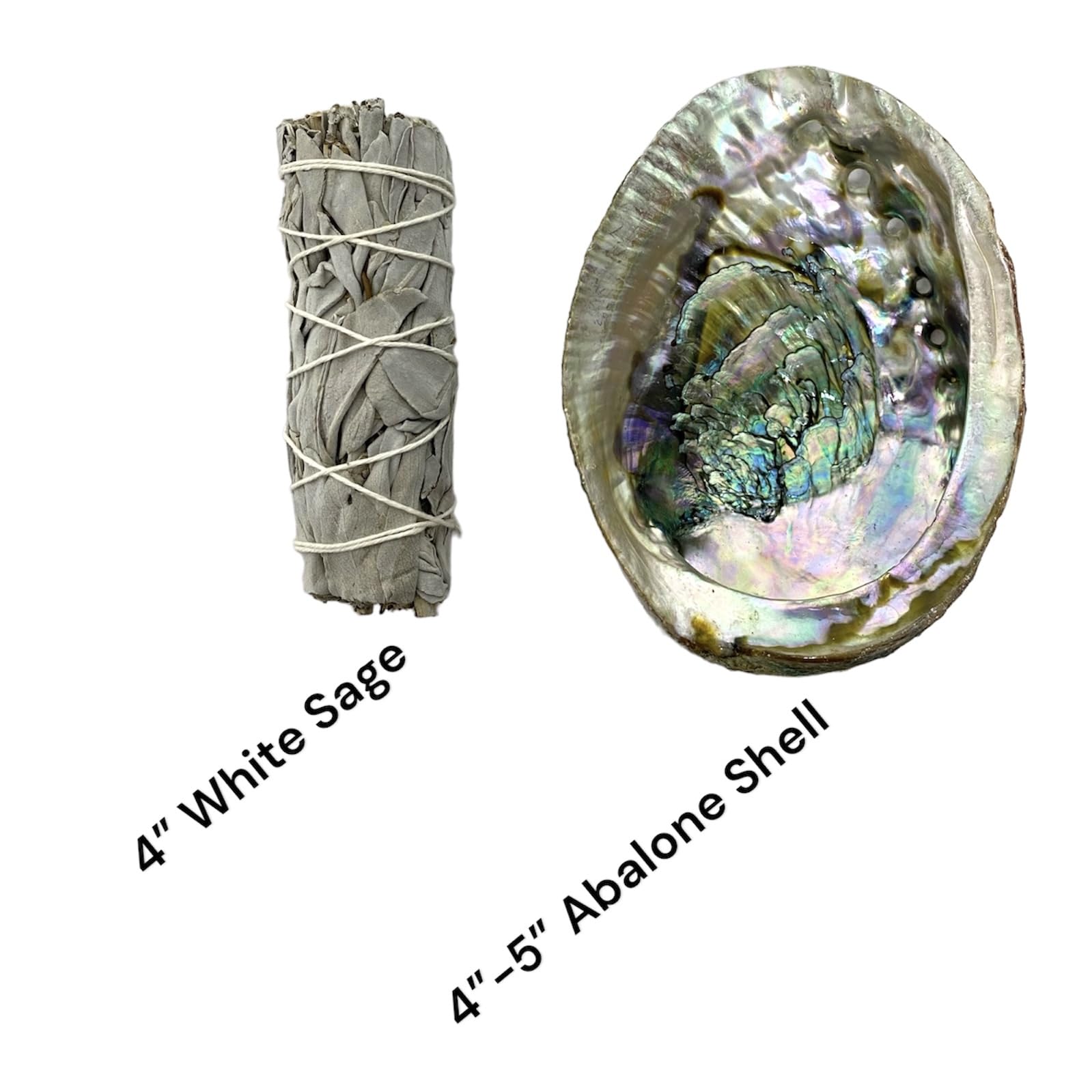 NessaStores 2 pc Sage Smudge Kit with 4
